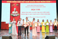 Kết quả hội thi báo cáo viên, tuyên truyền viên giỏi Đảng ủy UBND tỉnh Khánh Hòa năm 2026