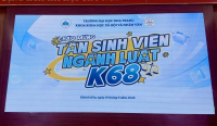 Chương trình gặp mặt và chào đón tân sinh viên khóa 68 ngành Luật