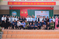 Hoạt động "Phiên tòa giả định năm 2023" tổ chức tại Trường THPT Trần Bình Trọng, Cam Lâm